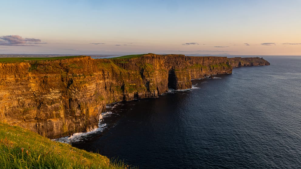 Sonnenuntergang an den Cliffs of Moher