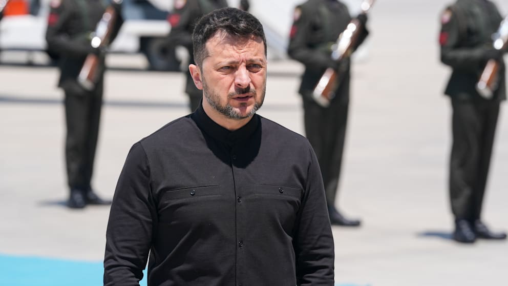 Ukraine-Präsident Wolodymyr Selenskyj (47) am Donnerstag in der Türkei