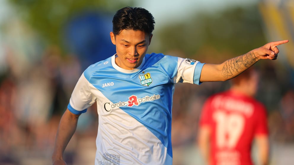 Jong-min Seo hat für den Chemnitzer FC 25 Spiele absolviert und acht Tore geschossen
