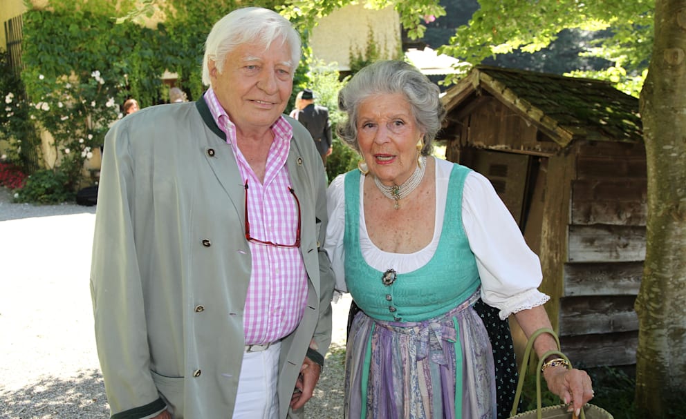 Die Fürstin mit ihrem guten Freund Gunter Sachs, rund zwei Jahre vor seinem Tod im Jahr 2009