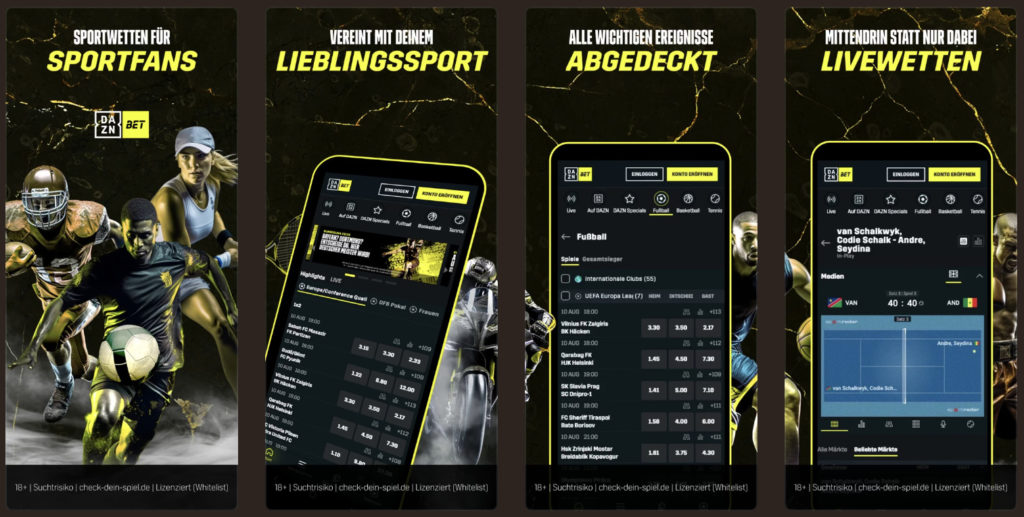 DAZN Bet Wett-App