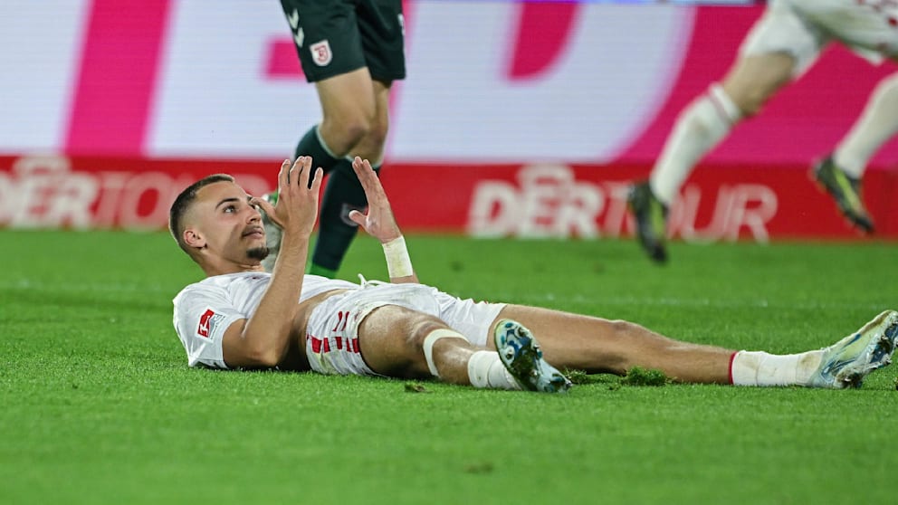 Kölns Stürmer Tim Lemperle (23) erzielte diese Saison zehn Zweitliga-Treffer