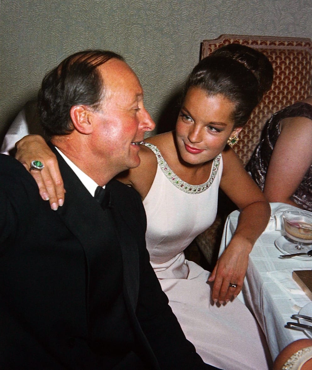 Eine Momentaufnahme von 1964: Schauspielerin Romy Schneider mit Prinz Konstanin von Liechtenstein