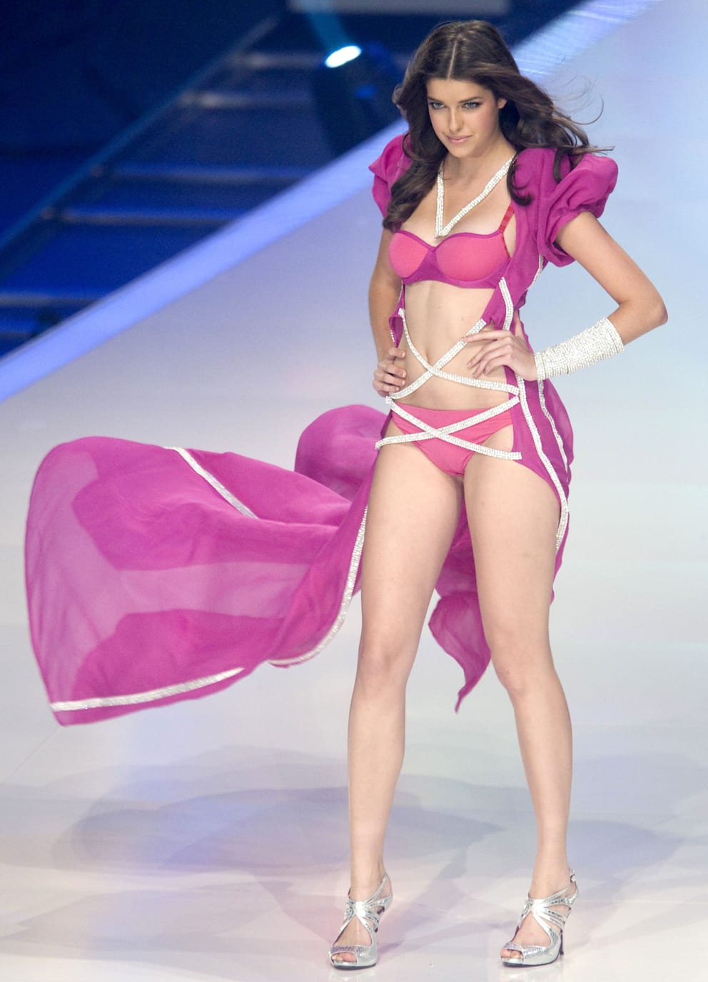 Marie Nasemann (damals 20) 2009 im GNTM-Finale. Sie wurde durch die Show als Model groß bekannt