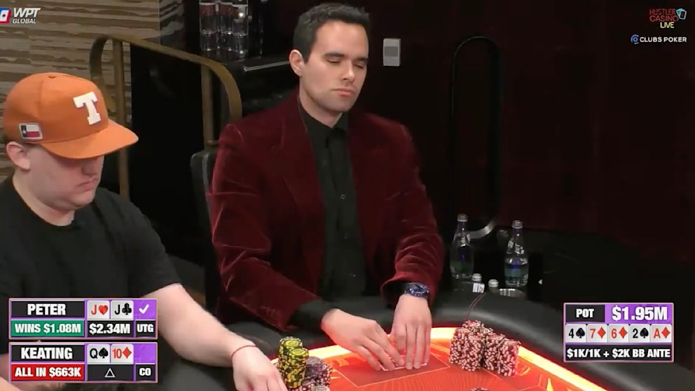Bitter! Alan Keating verliert 762.000 Euro mit einem Mega-Bluff. Dame und eine Zehn waren nicht gut genug