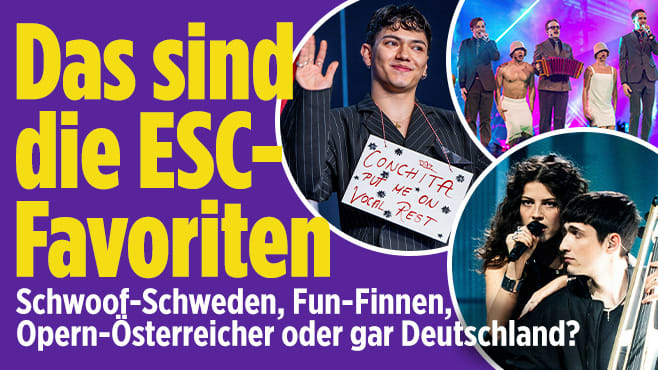 ESC 2025: Das sind die großen Favoriten in Basel