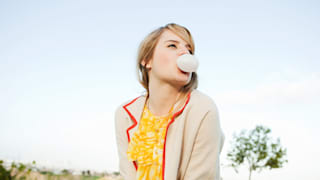 Grippe: Kaugummi kauen gehen Viren 