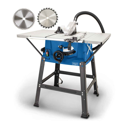 Scheppach Tischkreissäge HS100S - 85mm Schnitthöhe | 2000W | inkl. Verbreiterungen & Untergestell