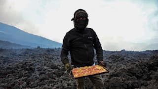 Vulkan als Ofen: Das ist die gefährlichste Pizza der Welt