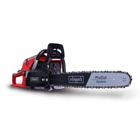 Scheppach Benzin-Kettensäge PCS56 - 3,1 PS | 2,3 kW 2-Takt-Benzinmotor | 20" / 51 cm ProCutSchwert u