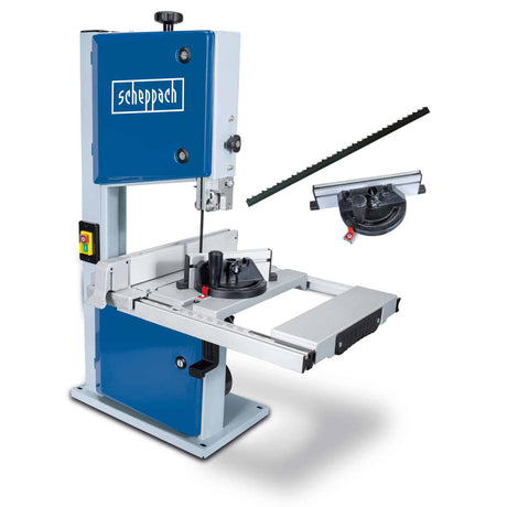 Scheppach Bandsäge HBS261 - 230V | 550W | max. Durchlasshöhe: 120 mm / inkl. 2. Sägeband