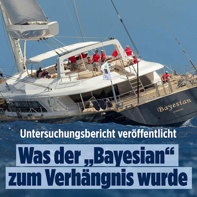 Bayesian vor Sizilien gesunken: Wind soll Ursache gewesen sein