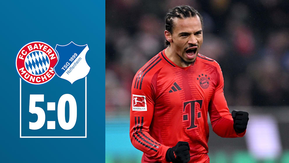 Doppelpack von Leroy Sané: FC Bayern München dominiert Hoffenheim