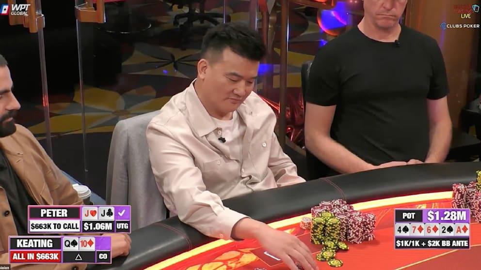 Songquan Wang hat den Bluff gerochen und 1,71 Mio. Euro gewonnen