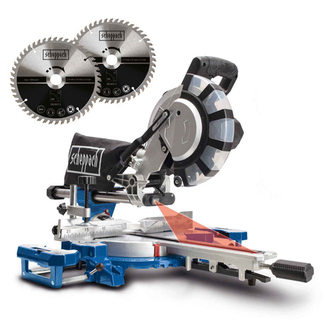 Scheppach Kappzugsäge HM254SPX | 2200Watt | Schnittbreite 340mm | Höhe 90mm