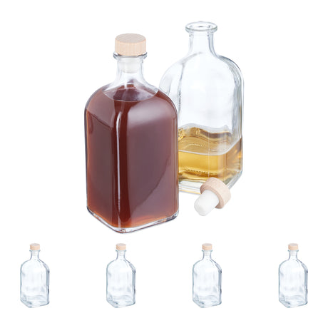 Flaschen zum Befüllen 6er Set 500 ml