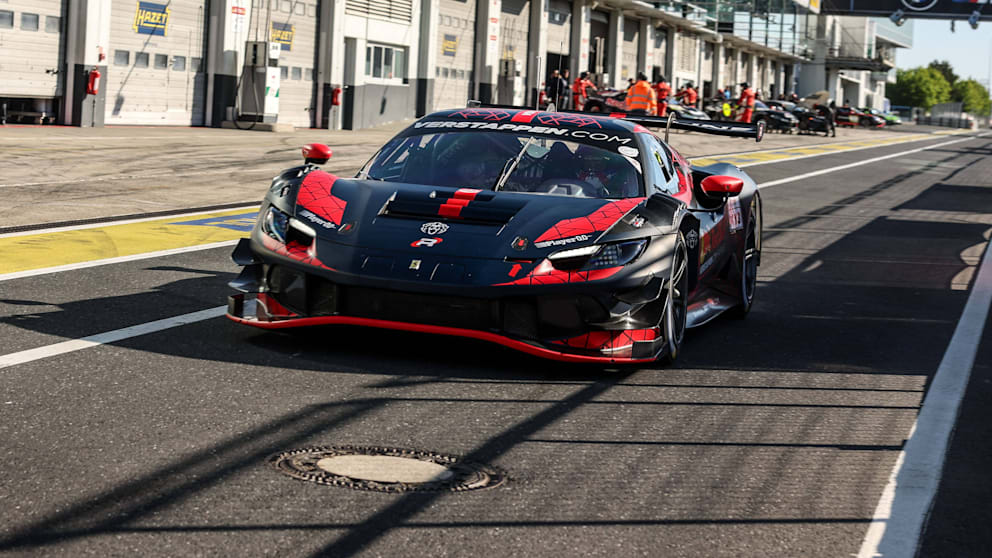 Verstappen bei seinem Test auf dem Nürburgring