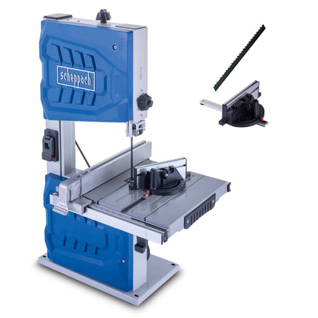 Scheppach Bandsäge HBS261 - 230V | 550W | max. Durchlasshöhe: 120 mm / inkl. 2. Sägeband